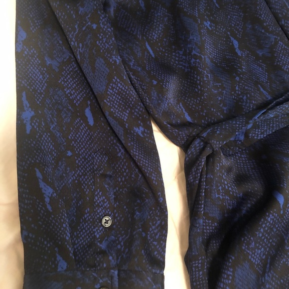 Banana Republic size 6 blue long dress - Picture 6 of 9